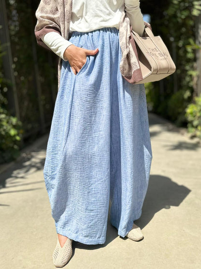 Lenin Gypsy pants in Baby blue
