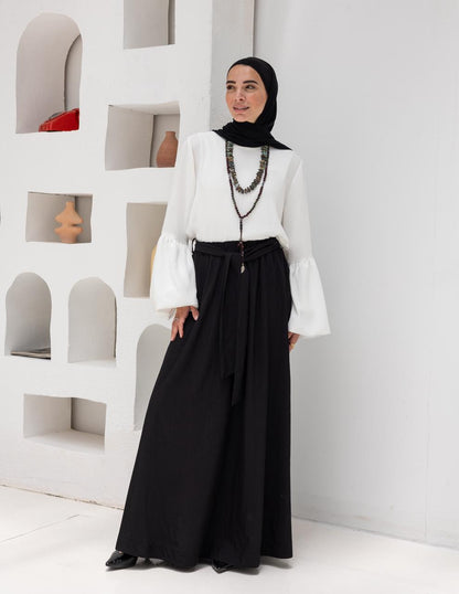 Flow Maxi Skirt in Black