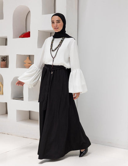 Flow Maxi Skirt in Black