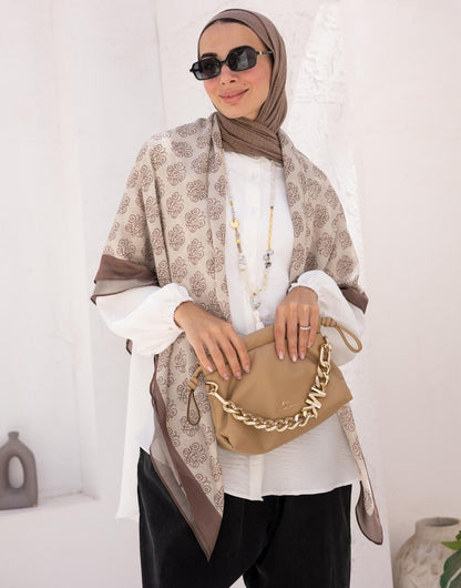 Printed cotton shawl