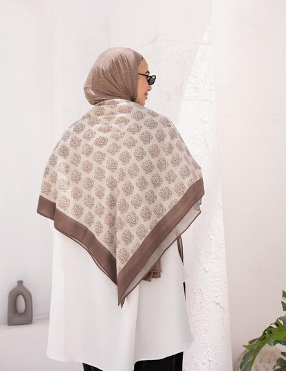 Printed cotton shawl