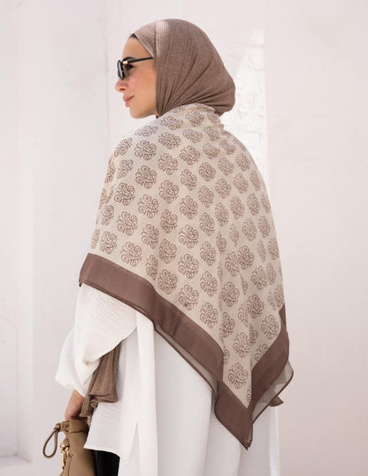 Printed cotton shawl