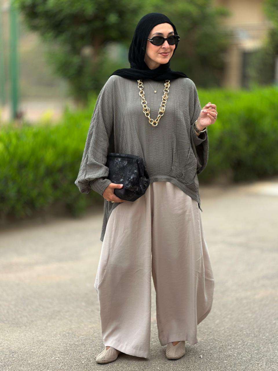 Soft summer light Gypsy pants in Light Beige