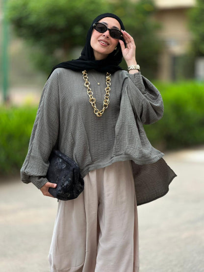 Soft summer light Gypsy pants in Light Beige