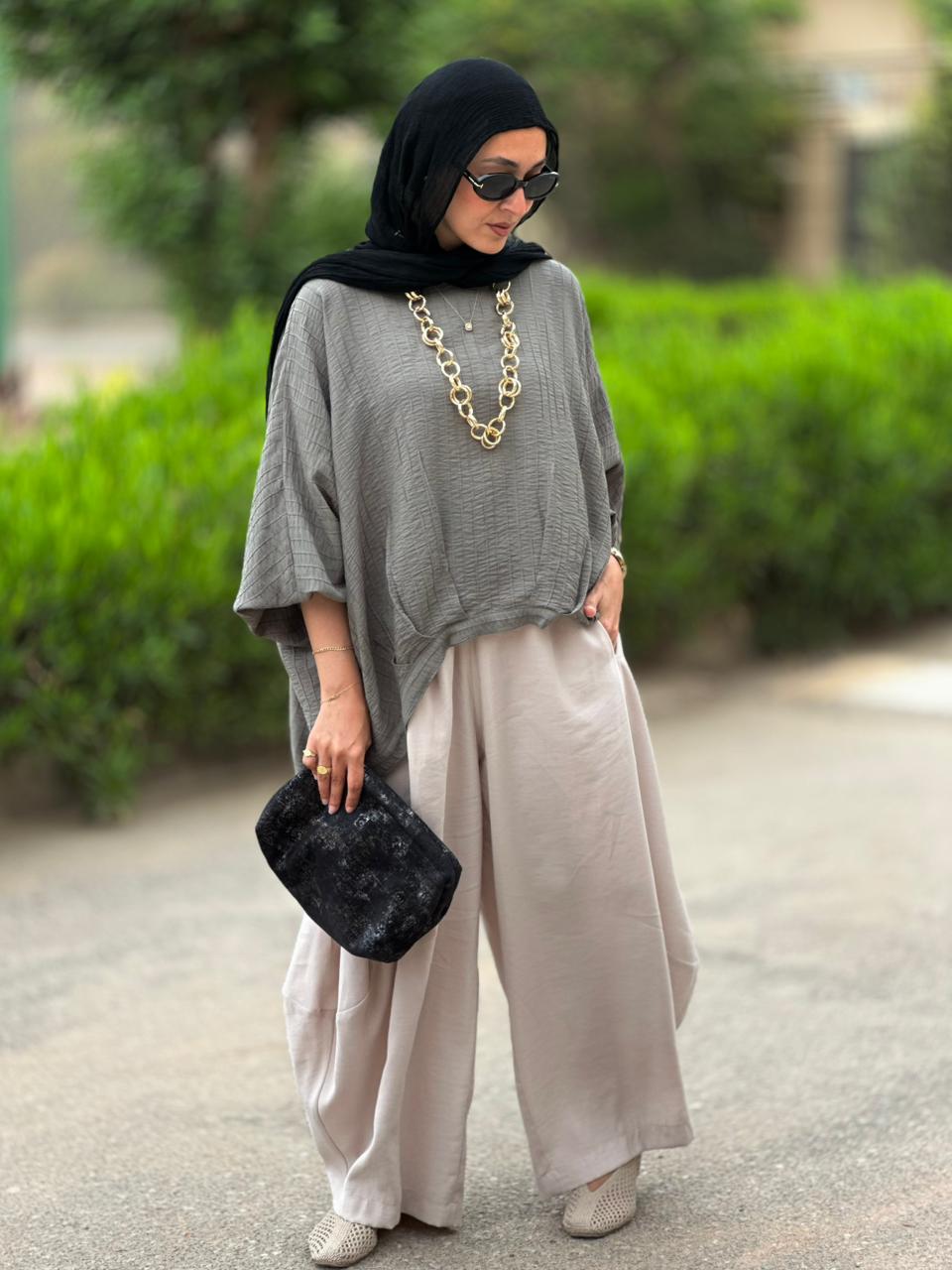 Soft summer light Gypsy pants in Light Beige