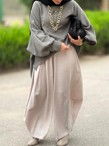 Soft summer light Gypsy pants in Light Beige