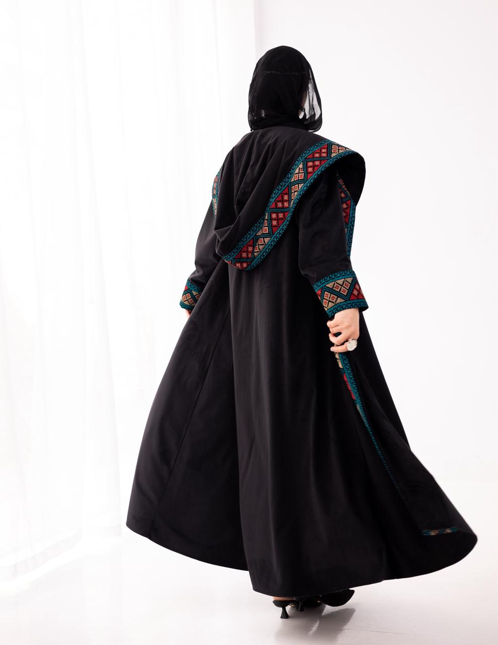 Moroccan velvet kaftan