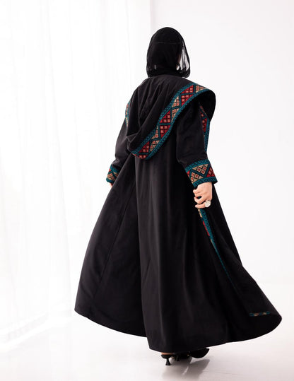 Moroccan velvet kaftan