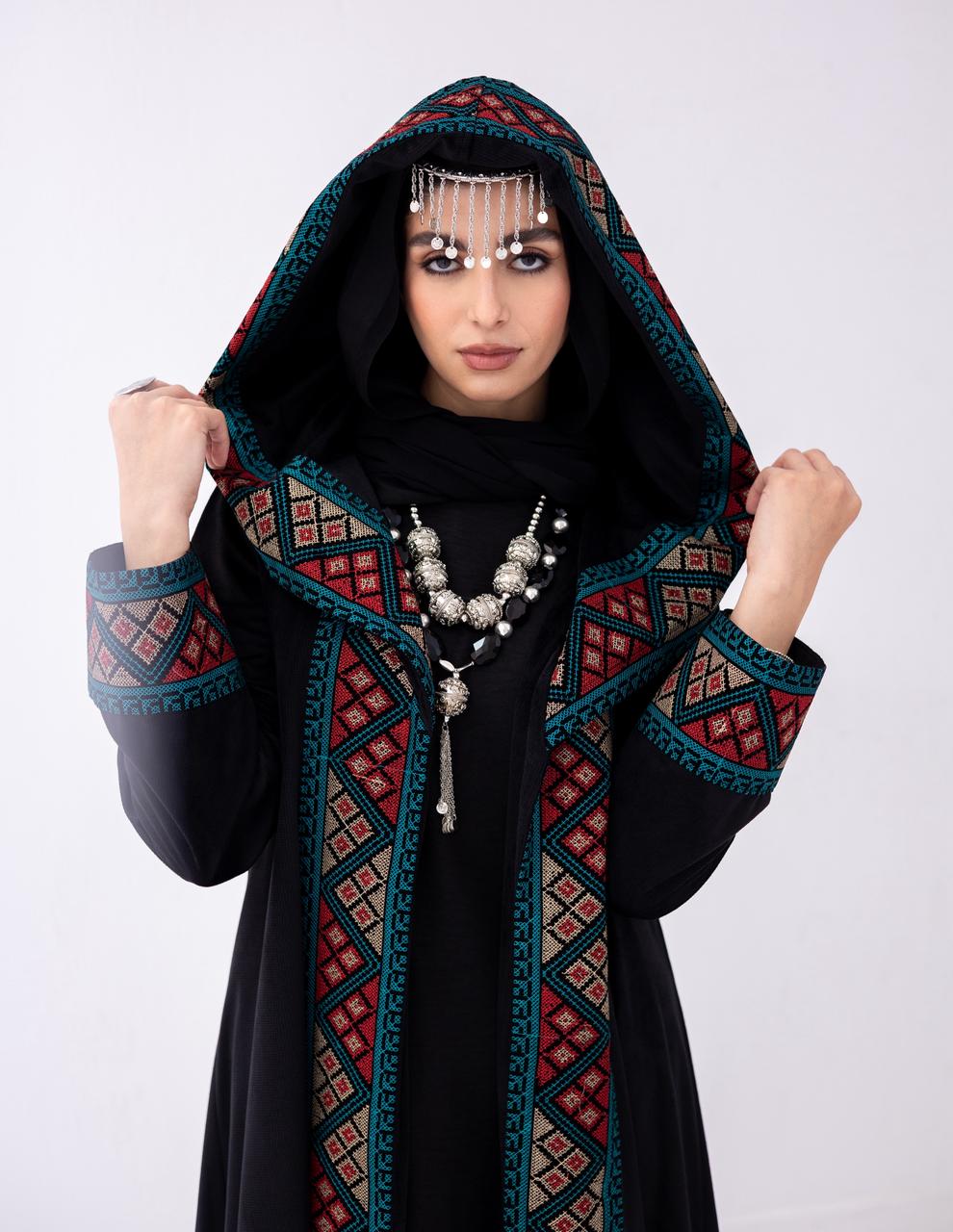 Moroccan velvet kaftan