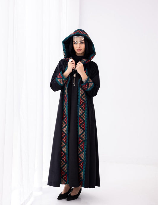 Moroccan velvet kaftan