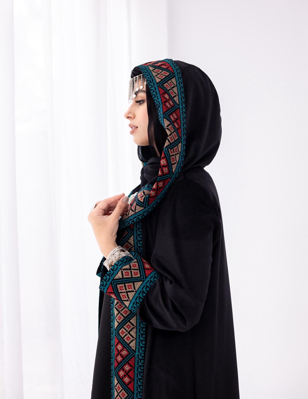 Moroccan velvet kaftan