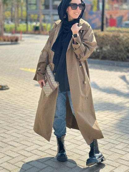 Olive Trench coat