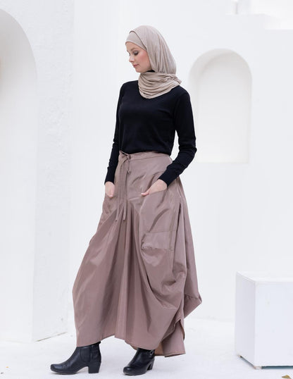 Waterproof Gypsy skirt in Cafe